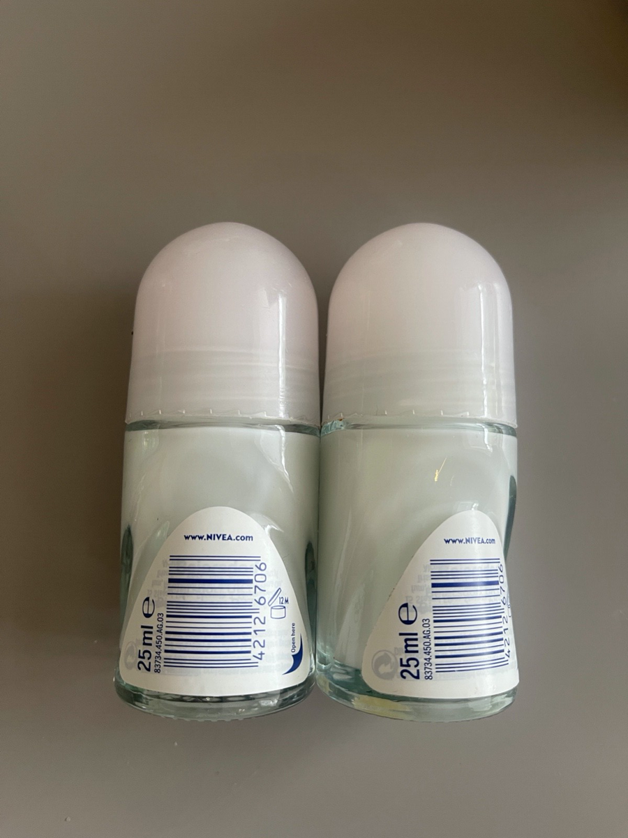 2 x Nivea Pearl & Beauty Roll On Deodorant 25ml TRAVEL SIZE | eBay UK