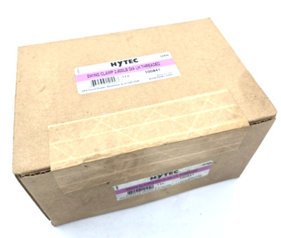 *NEW IN BOX* Hytec 100841 Swing Clamp 2,400lb Double Acting LH Threaded