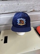 Vintage Joe Camel Cigarette Smooth Character Corduroy Snapback Navy Cap Hat 90s.