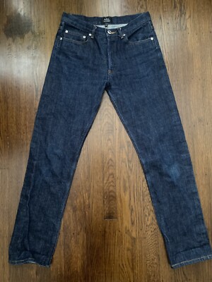 A.P.C. New Standard Jean Classique Selvedge Raw Indigo Denim sz 28