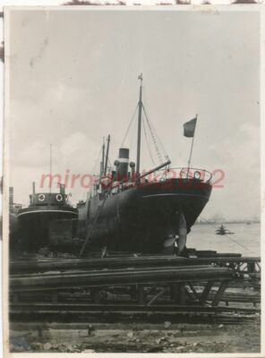 Foto, Dampfer s/s Hans Rudolf Reichel zur Reparatur in Rotterdam4, 1929 5026-872