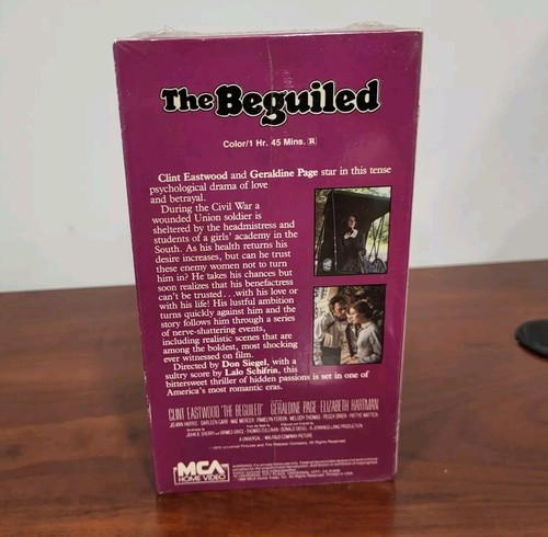 THE BEGUILED Clint Eastwood NEW SEALED VHS 1970 MCA Video WATERMARKS R - Picture 2 of 4