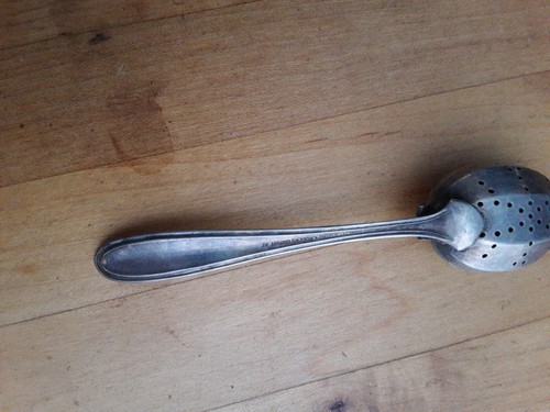 Cuchara de hoja de té vintage - Imagen 13 de 17