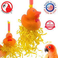 Bonka Bird Toys 2725 Holiday Turkey Duck Thanksgiving Parrot Cage Toy, 7" x 4"