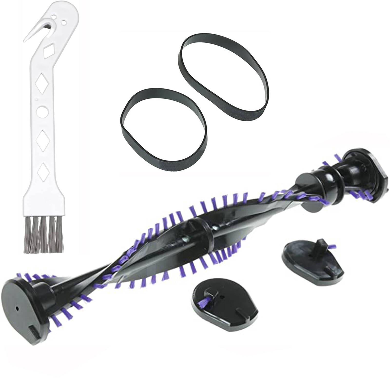 BrushBar Kit for DYSON DC04 DC07 DC14 Clutch Vacuums Roller Bar End Caps + Belts