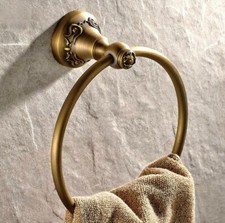 Wall Mounted Antique Brass Bathroom Accessories Towel Ring Holder 2ba428