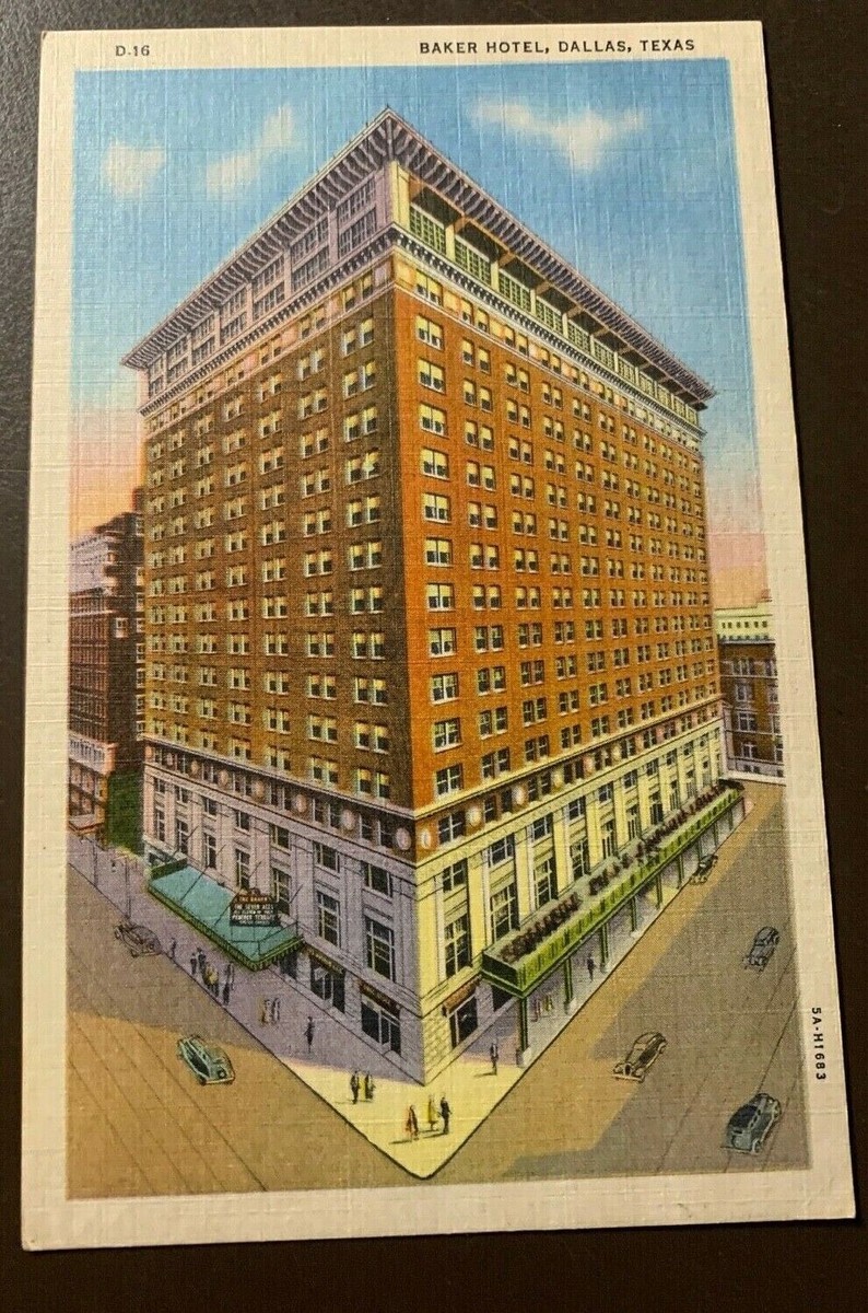 Baker Hotel - Dallas, TX vintage postcard | eBay