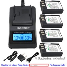 Kastar Battery LCD Fast Charger for Nikon EN-EL9 MH-23 Nikon D3000 DSLR Camera
