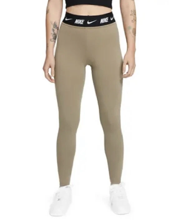 beige nike leggings