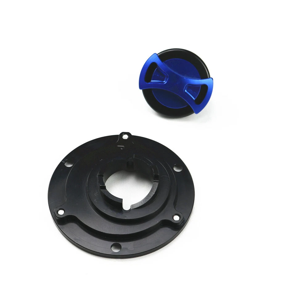 Cubierta de tapa de tanque de combustible de gasolina con pajarita CNC para Aprilia RSV1000 RS125 RS250 Tuono Shiver Foto 4 de 4