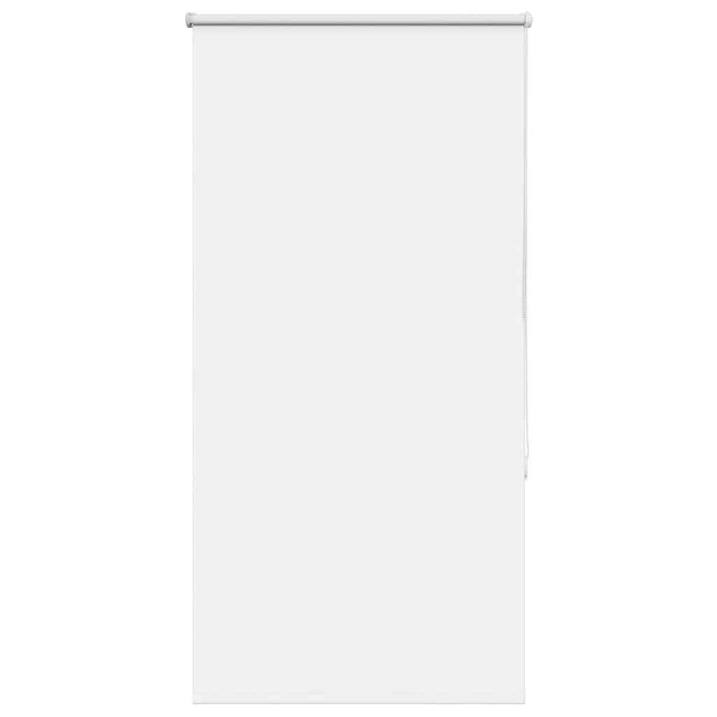 vidaXL Roller Blind Blackout White 75x130 cm Fabric Width 70.7 cm Polyester