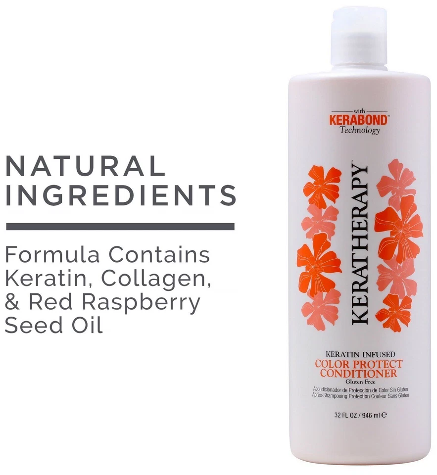 Keratherapy Keratin Infused Color Protect Conditioner 32 Oz Set of 2 - Image 3 of 4