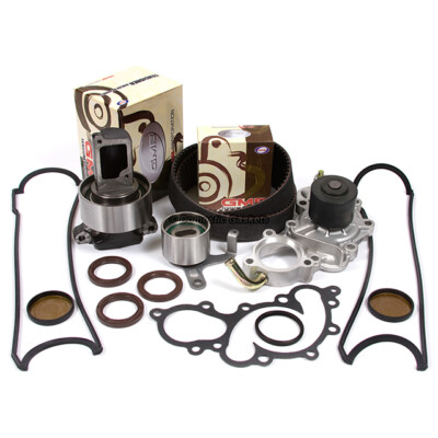 Timing Belt Kit Water Pump W/o Pipe Gasket Fit 88-92 Toyota