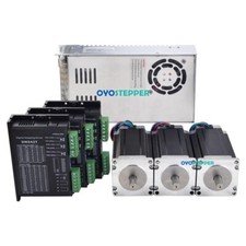 Nema 23 Stepper Motor 3.0Nm 1.8deg D-cut & Driver DM542T &CNC Power Supply Kit
