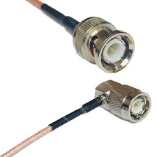 RG316 BNC MALE to TNC Male Angle RF Cable Rapid-SHIP LOT