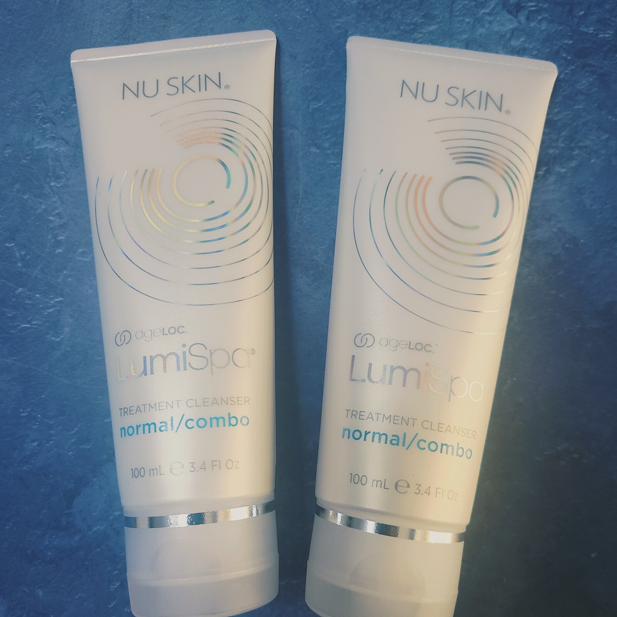 2 Nuskin ageLOC Lumispa Treatment Cleanser Gel normal Skin + -+- 