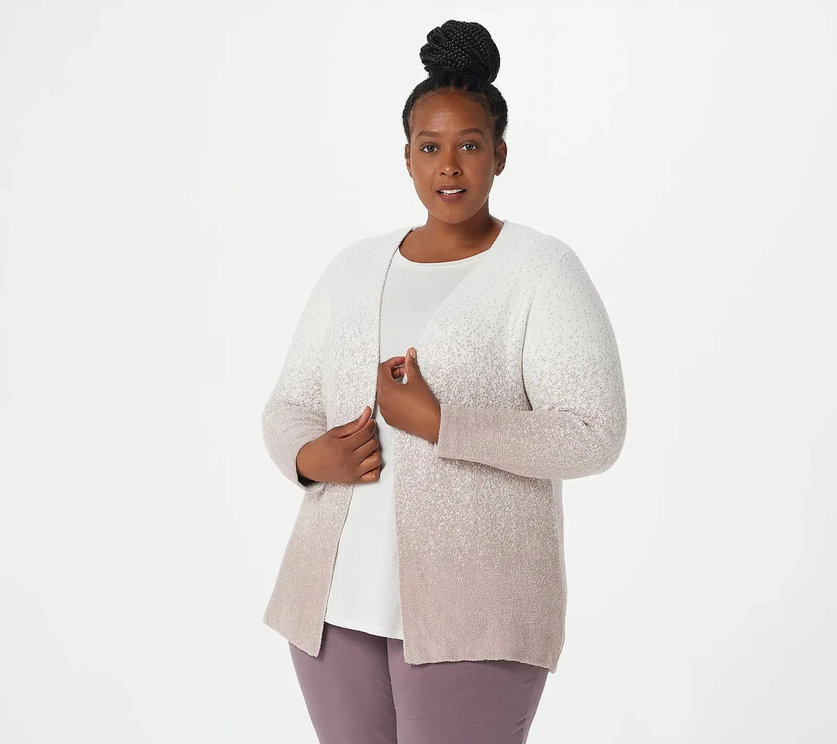 Barefoot dreams cardigan plus best sale size