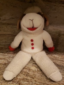 lamb chop stuffed animal large