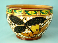 "L'Aquila Italiana" Pisa vaso cachepot ceramica Futurista 1900 scuola Roma Tidei
