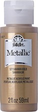 Sahara Gold Metallic Acrylic Paint 2 oz - Perfect for Arts  Crafts Projects