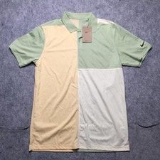 Nike Dri-FIT Polo Shirt Mens Medium Colorblock Golf Performance HF5183-343