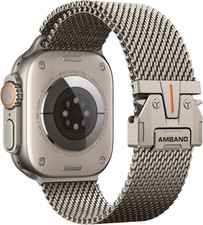 Milanese Loop for Apple Watch Ultra 3/2/1 49Mm, Stainless Steel Mesh with Secure