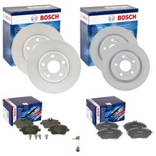 BOSCH BREMSSCHEIBEN + BEL&Auml;GE VORNE + HINTEN passend f&uuml;r MERCEDES W176 W246