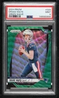 2024 Panini Prizm Rookies Green Wave Prizm Drake Maye #329 PSA 9 MINT Rookie RC
