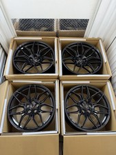 🌟20” 21” CORVETTE C8 Z06 ZO6 3LZ Z07 FACTORY OEM WHEELS RIMS GLOSS BLACK FORGED