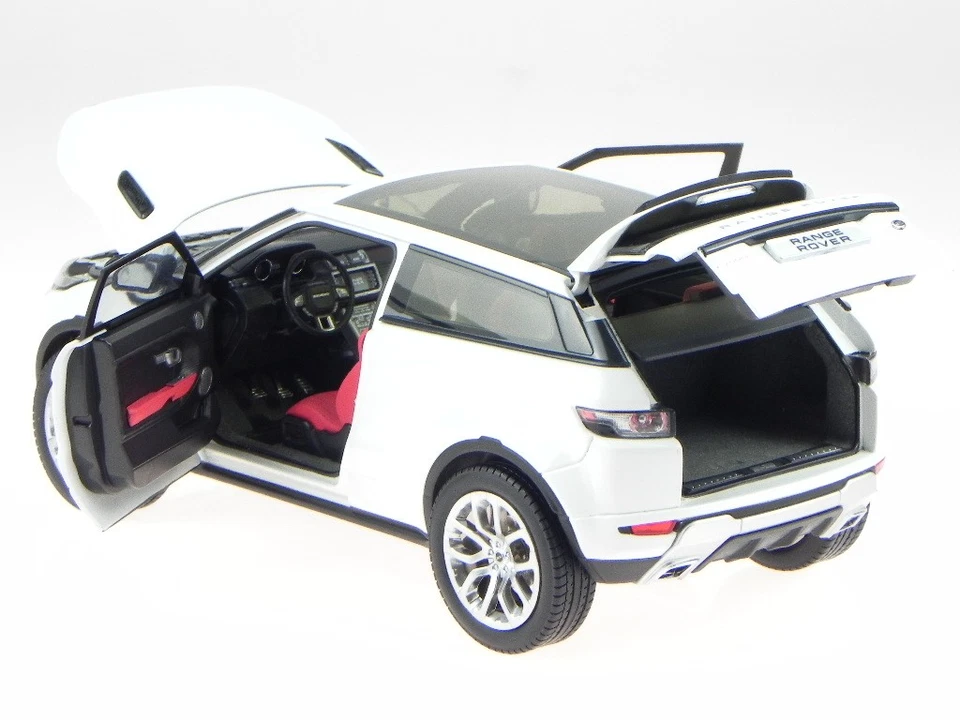 Range Rover Evoque bianco modellino 11003mbw Welly GTA 1/18 - Immagine 2 di 4