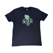 New York Liberty Tee Shirt Unisex Large Black Fanatics Basketball WNBA Graphic