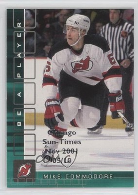 2001-02 ITG Be A Player Memorabilia 5/10 Mike Commodore #240 1s8