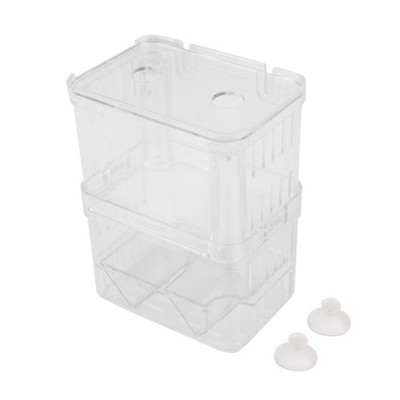 Aquarium Fish Breeding Incubator Floating Hatchery Breeder Box (transparent)