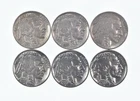 1930-1937 XF/AU Better Condition: Great Detail in Buffalo Horn 6 Coin Lot *676