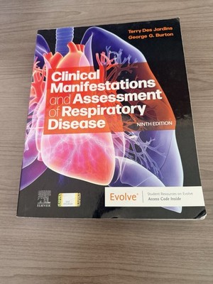 Clinical Manifestations & Assessment of Respiratory Disease 9th Edition Textbook