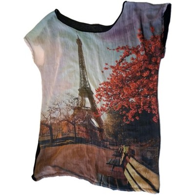 M.C Women's Concure The Beauty Shirt Size Large Paris Print