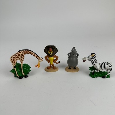Madagascar Zoo Animals ALEX GLORIA MELMAN MARTY DecoPac #12527 Cake Toppers Toys