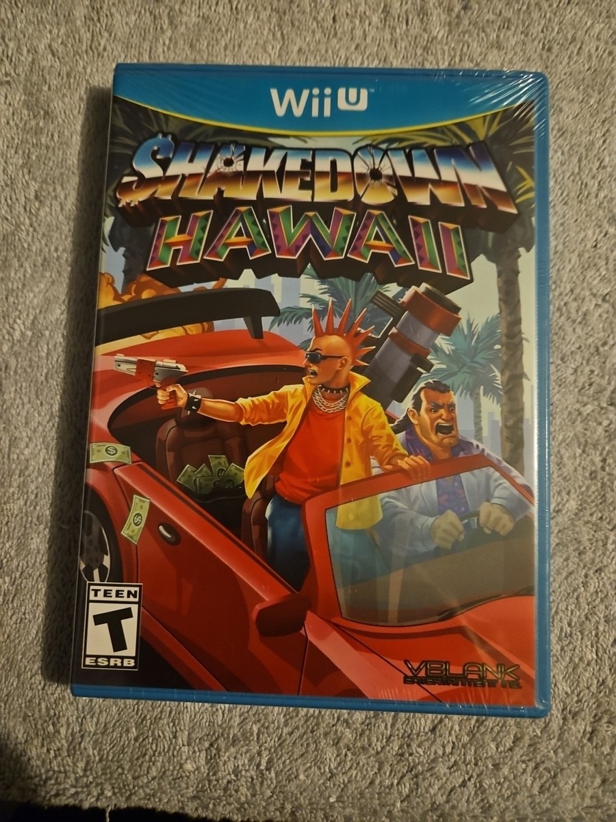 Shakedown Hawaii (Nintendo Wii U, 2020) Brand Sealed