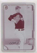 2015 Bowman Prospects Printing Plate Magenta 1/1 Jimmy Reed #BP31 fm0