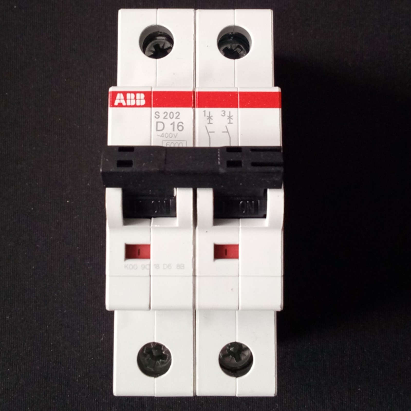 one new abb S202-D16 2P 16A miniature circuit breaker switch Fast Delivery