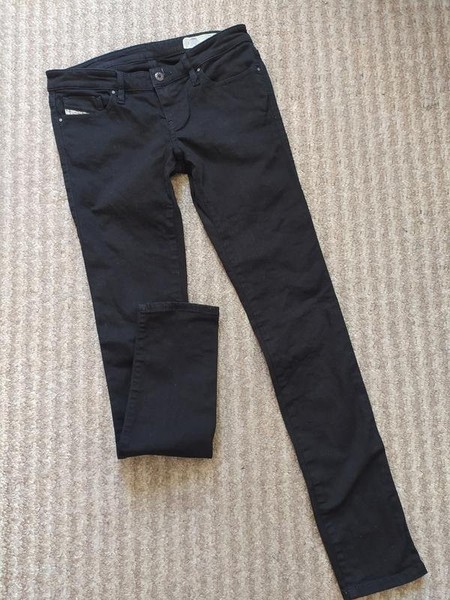 Women Diesel Jeans Black 27 / S #7GKT