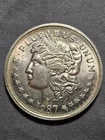 1987 Vintage MORGAN Design 1 oz 0.999 Fine Silver Trade Unit Round