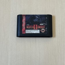 Thumbnail of ebay&reg; auction 389931838676 | Mortal Kombat II 2 Sega Genesis Cart Only Worn Label