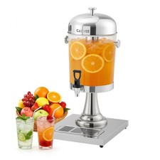 Cold Drink Dispenser Stainless Steel 2.2 Gallon Single Beverage Drink Dispenser