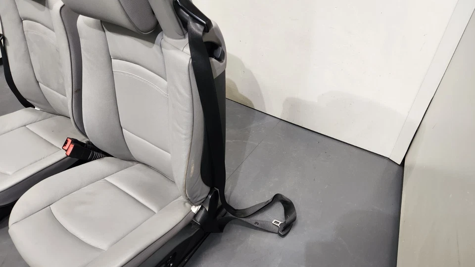 ✅ 07-13 原始设备制造商宝马 E93 可调式前皮革座椅带集成安全带灰色* — 第 3/4 张图片