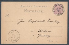 DR.  Ganzsache Mi.-Nr. P 5 als Fernkarte aus Berlin / KBHW 80