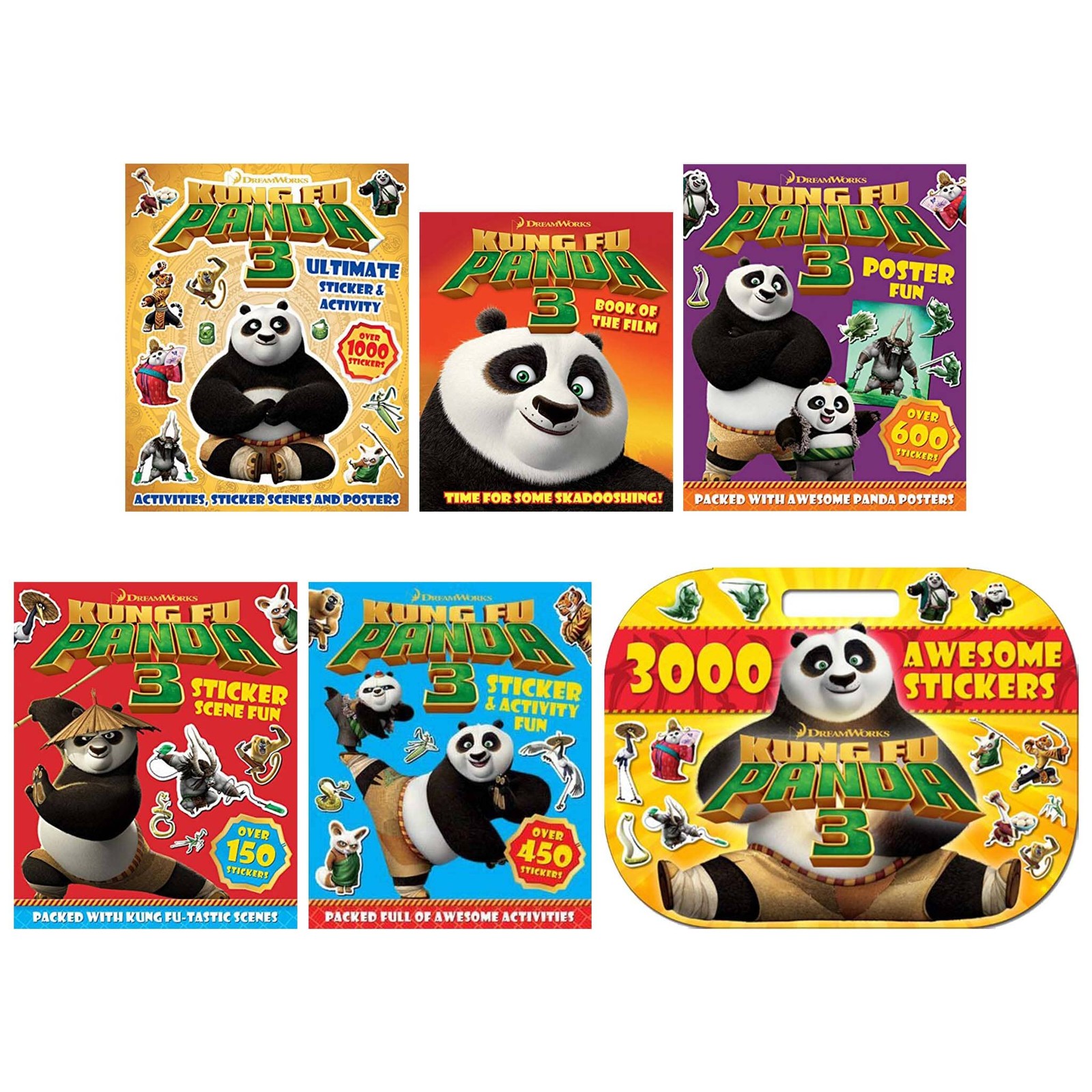 Kung Fu Panda Collection 6 Books Set - Ages 3 + - Paperback/Hardback