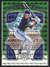 2021 Panini Mosaic #P5 Christian Yelich Producers Green