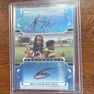 2025 Panini Photogenic RT-GB Rookie Teammate Autos Golden Williams /5