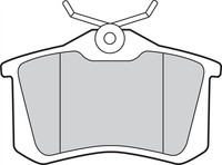 Satz BremsbeläGe Hinterachse FüR Citroen DS4 11- OEM Valeo 301463